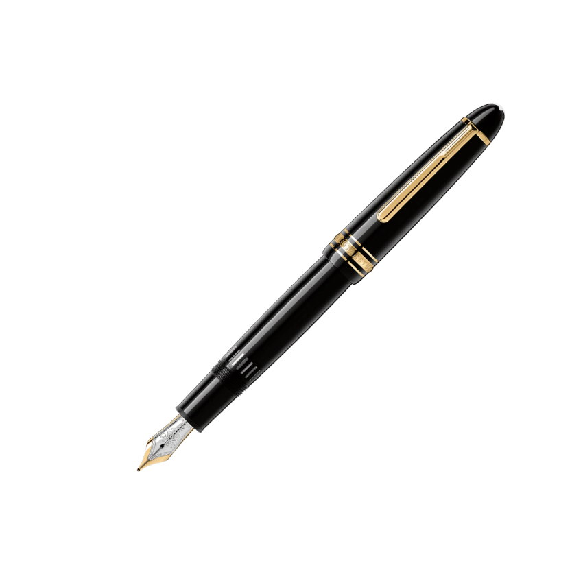 Купить «00013660 РУЧКА ПЕРЬЕВАЯ 146 FP MST BLACK F 14K MONTBLANC» в интернет-магазине «Золотое время»