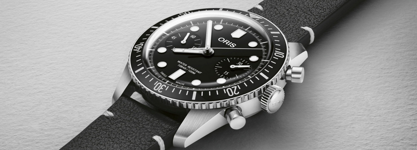 Компактный хронограф Oris Divers Sixty Five