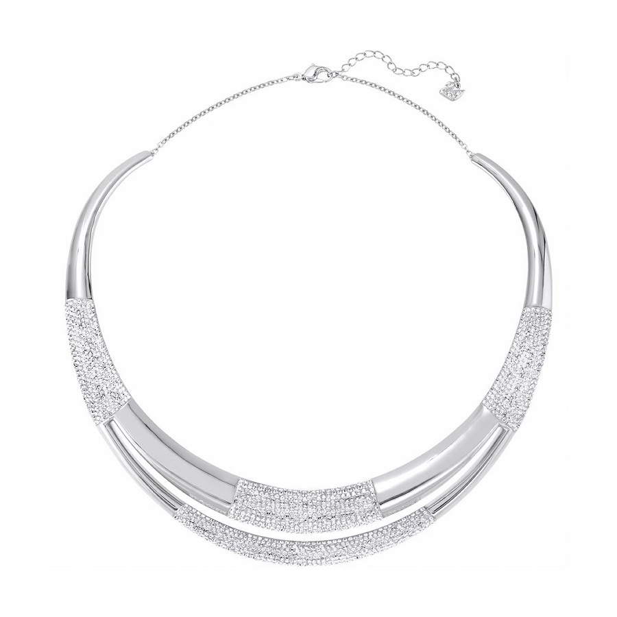 Купить «Swarovski 5124167 Ожерелье CYPRESS прозр.родий» в интернет-магазине «Золотое время»