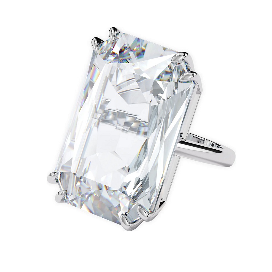 Купить «Swarovski 5610370 MESMERA: кольцо OCT CRY DTLI/RHS 58» в интернет-магазине «Золотое время»