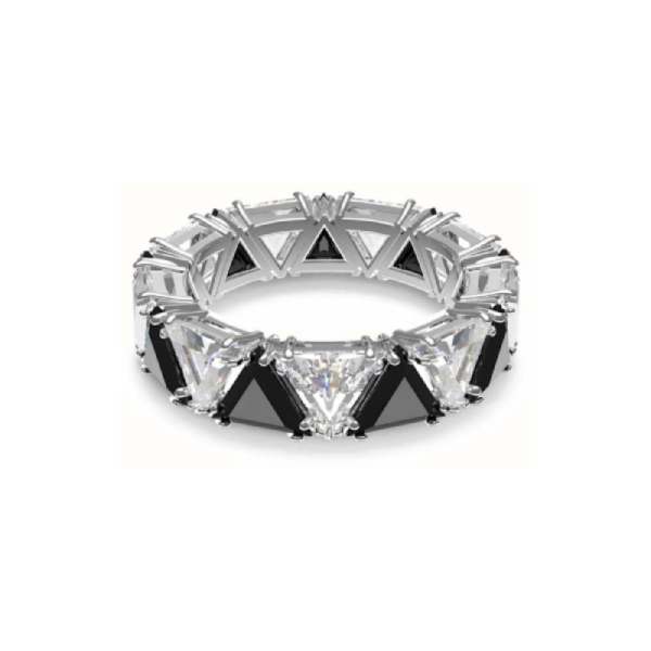 Купить «Swarovski 5619153 MILLENIA: кольцо BLACK/RHS 55» в интернет-магазине «Золотое время»