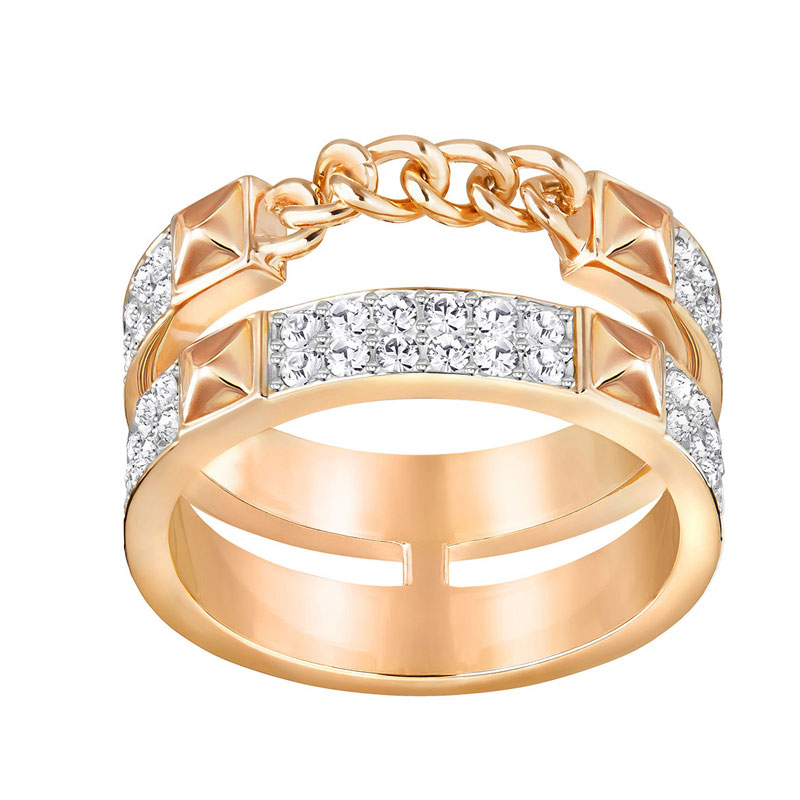 Купить «Swarovski 5251683 Кольцо FICTION:RING CRY/ROS р.52» в интернет-магазине «Золотое время»