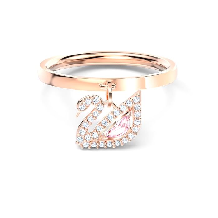 Купить «Swarovski 5569923 DAZZLING SWAN: кольцо CZMO/ROS 52» в интернет-магазине «Золотое время»