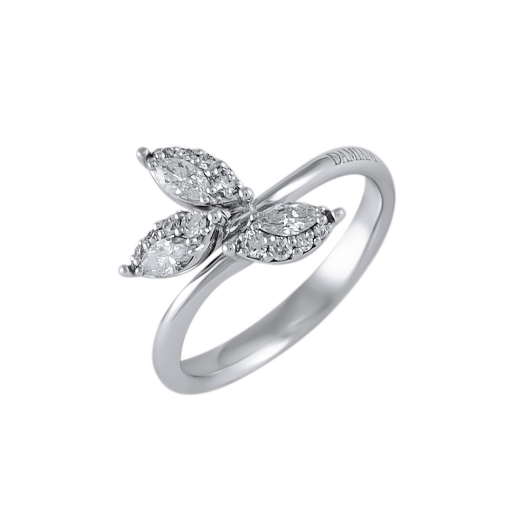 Купить «20075417 Кольцо Damiani 12 бр-0,14 крт., 750пр. вес 4,43 гр.» в интернет-магазине «Золотое время»