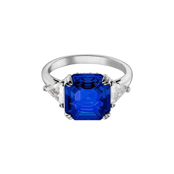Купить «Swarovski 5512566 ATTRACT: кольцо TRILOGY NSB/CZWH/RHS 55» в интернет-магазине «Золотое время»