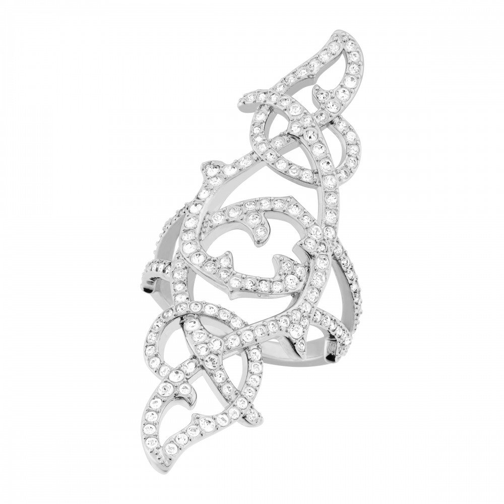 Купить «Swarovski 5099965 Кольцо GRACE р.58 родий» в интернет-магазине «Золотое время»
