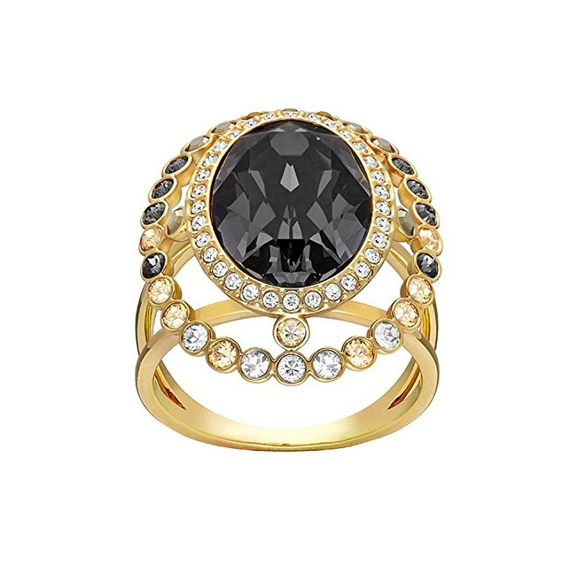 Купить «Swarovski 5157110 Кольцо DARLING р.55 тм.мульти золото» в интернет-магазине «Золотое время»