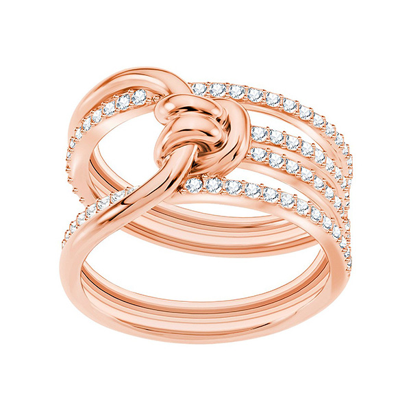 Купить «Swarovski 5369797 LIFELONG: кольцо W CRY/ROS 55» в интернет-магазине «Золотое время»
