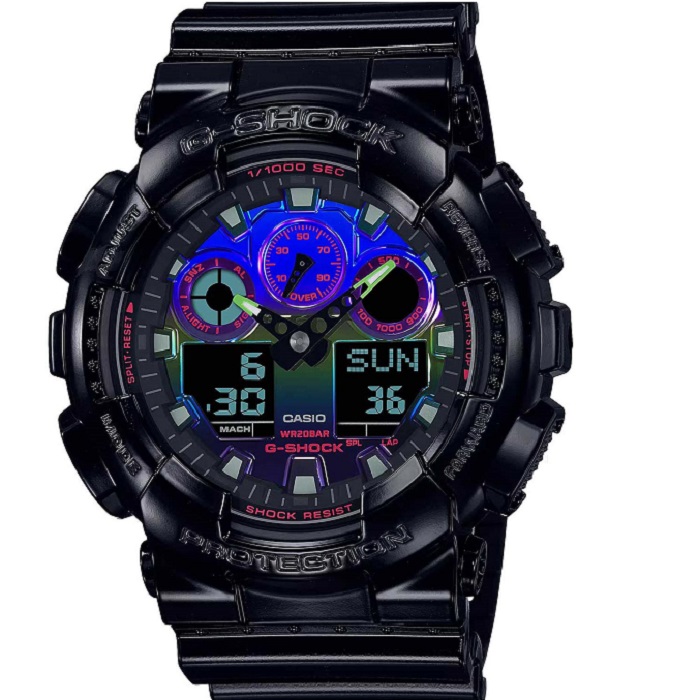 Купить «Casio GA-100RGB-1A» в интернет-магазине «Золотое время»