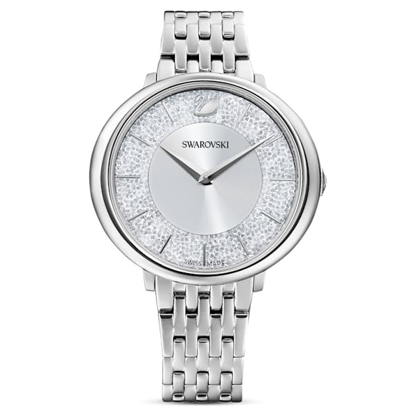 Купить «Swarovski 5544583 CRYSTALLINE CHIC: часы ж. MB STS/WHT/STS» в интернет-магазине «Золотое время»