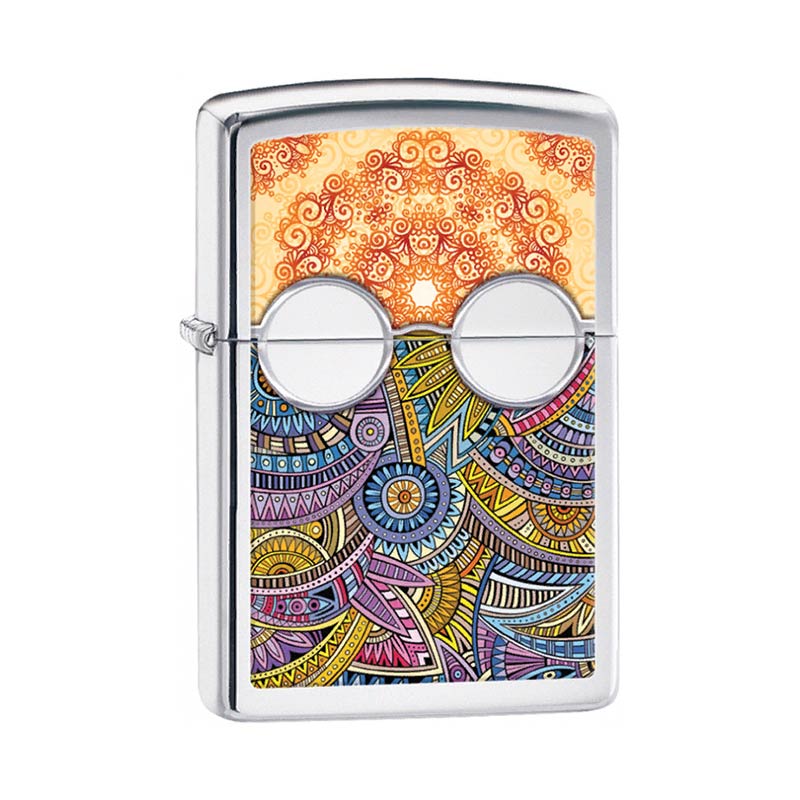 Купить «28871 Зажигалка ZIPPO Classic, латунь/сталь с покрытием High Polish Chrome, серебристый » в интернет-магазине «Золотое время»