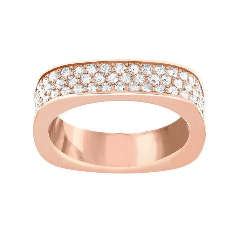 Купить «Swarovski 5139703 Кольцо VIO прозрач.р.52 розовое золото» в интернет-магазине «Золотое время»