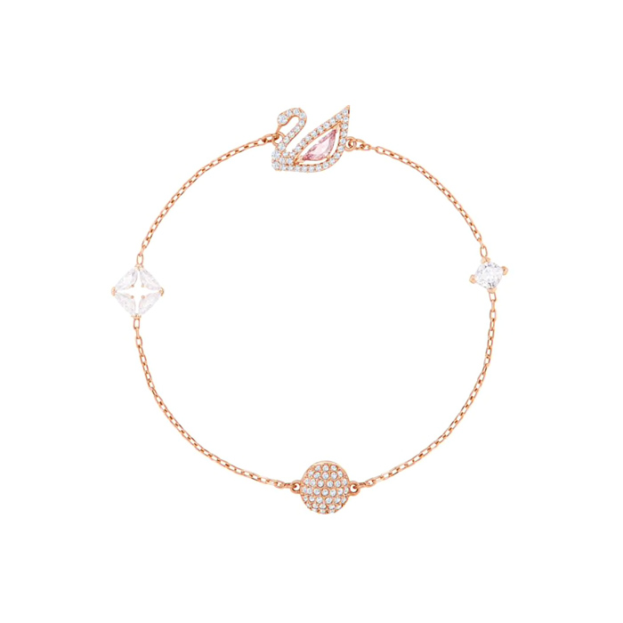 Купить «Swarovski 5485877 Dazzling Swan: браслет CZMO/ROS L» в интернет-магазине «Золотое время»