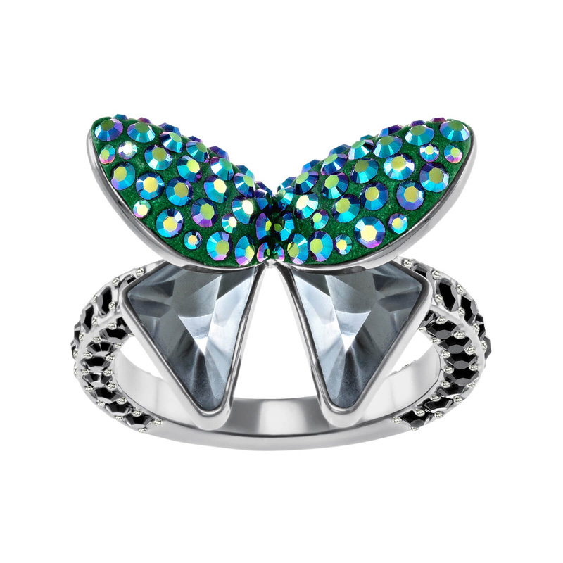 Купить «Swarovski 5442411 Кольцо MAGNETIZED BUTTERFLY DMUL/BRU 52» в интернет-магазине «Золотое время»