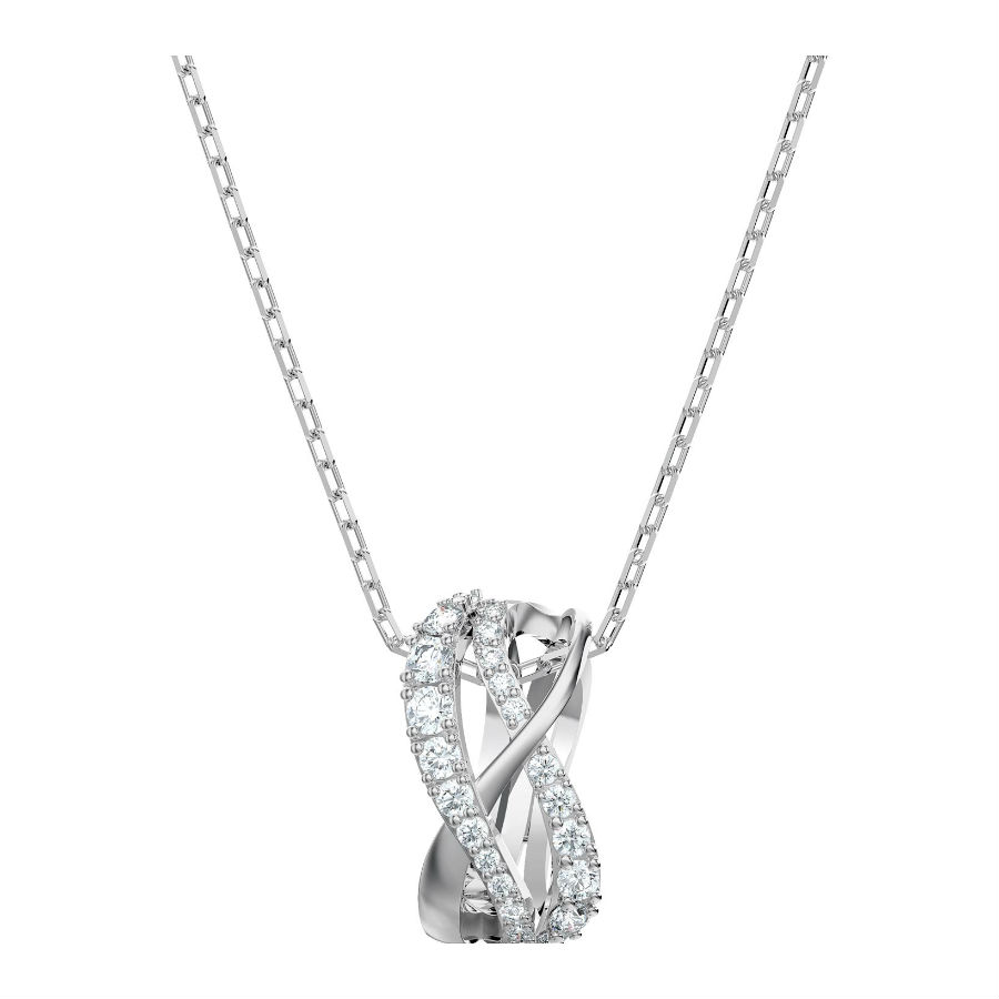 Купить «Swarovski 5563906 TWIST: кулон ROWS CZWH/RHS» в интернет-магазине «Золотое время»