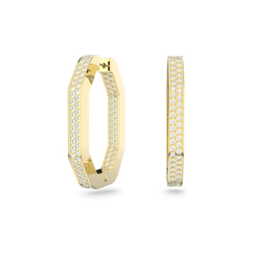 Купить «Swarovski 5618304 DEXTERA: серьги HOOP OCT L CRY/GOS» в интернет-магазине «Золотое время»