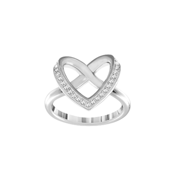 Купить «Swarovski 5139691 Кольцо CUPIDON прозр.р.58 родий» в интернет-магазине «Золотое время»