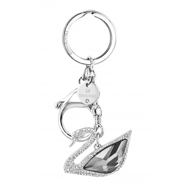 Купить «Swarovski 5201631 Брелок д/сумки SWAN PAVÉ серебристый» в интернет-магазине «Золотое время»