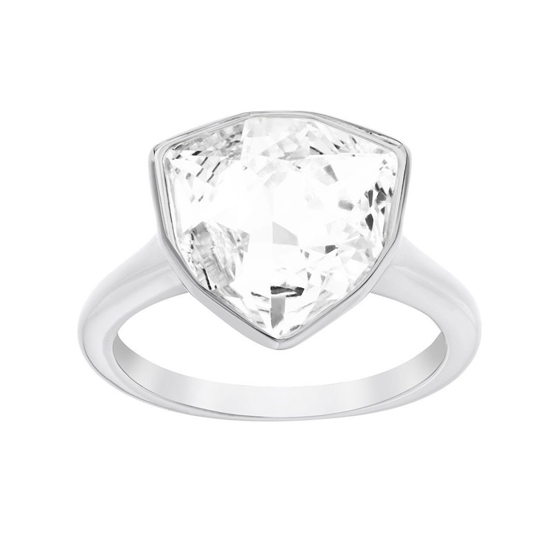 Купить «Swarovski 5076757 Кольцо BRIEF р.52 прозрач. родий» в интернет-магазине «Золотое время»