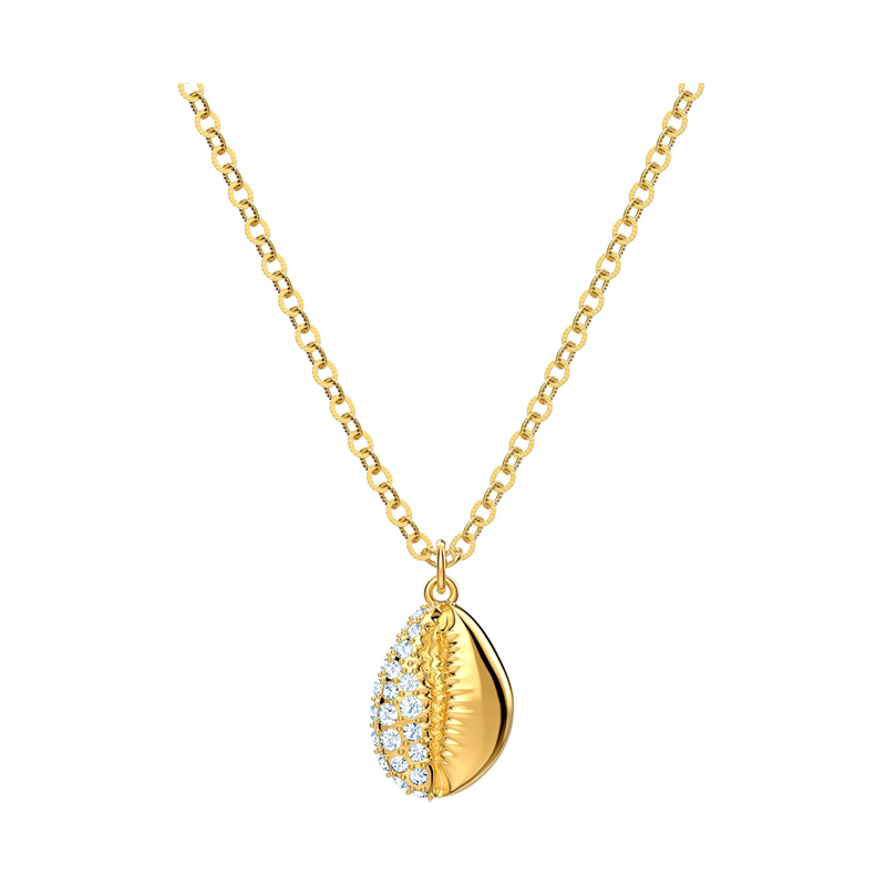Купить «Swarovski 5522886 SHELL: кулон PAVE SHELL CRY/GOS» в интернет-магазине «Золотое время»
