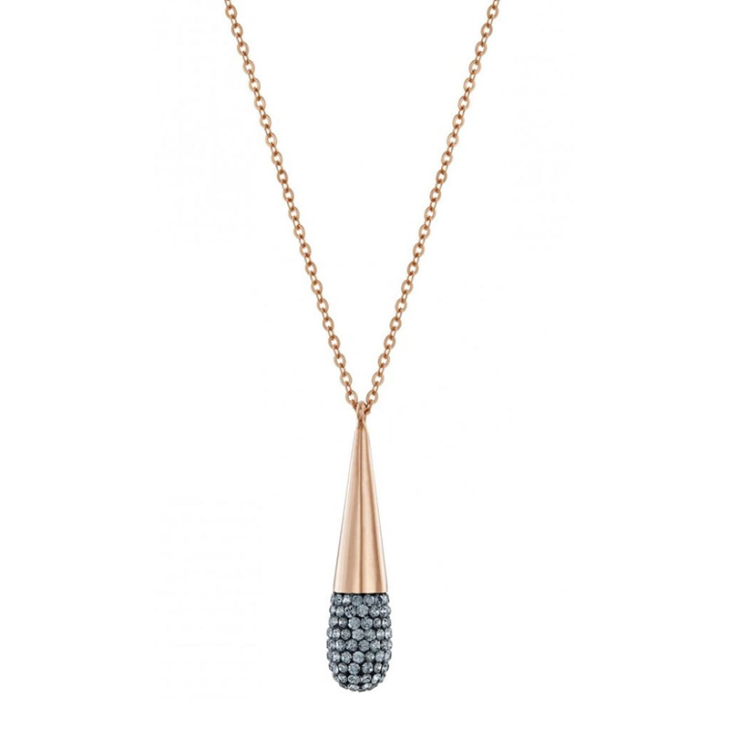 Купить «Swarovski 5124040 Кулон CYPRESS тм.синий золото» в интернет-магазине «Золотое время»