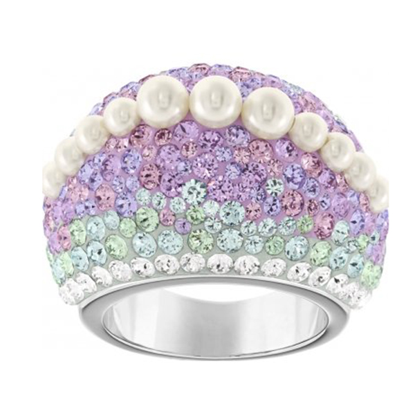 Купить «Swarovski 5139711 Кольцо CALISTA мульти р.58 палладий» в интернет-магазине «Золотое время»