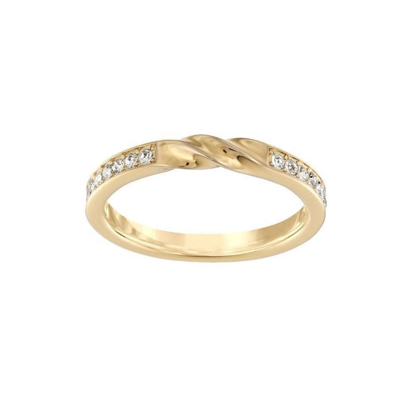 Купить «Swarovski 5120523 Кольцо CURLY р.55 золото» в интернет-магазине «Золотое время»