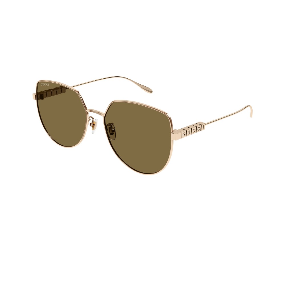 Купить «Gucci GG1435SA-002 58 Очки солнцезащитные» в интернет-магазине «Золотое время»
