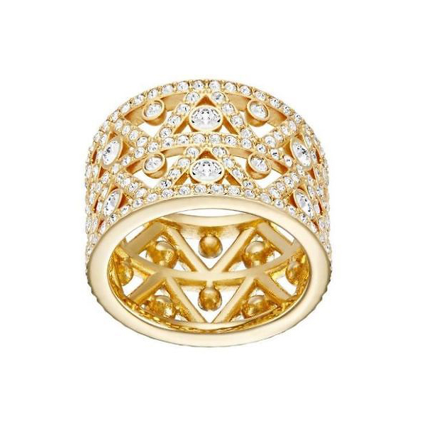 Купить «Swarovski 5166558 Кольцо DAZZLING W р.55 прозр.золото» в интернет-магазине «Золотое время»