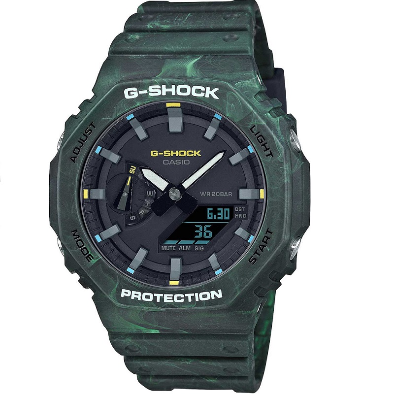 Купить «Casio GA-2100FR-3A» в интернет-магазине «Золотое время»