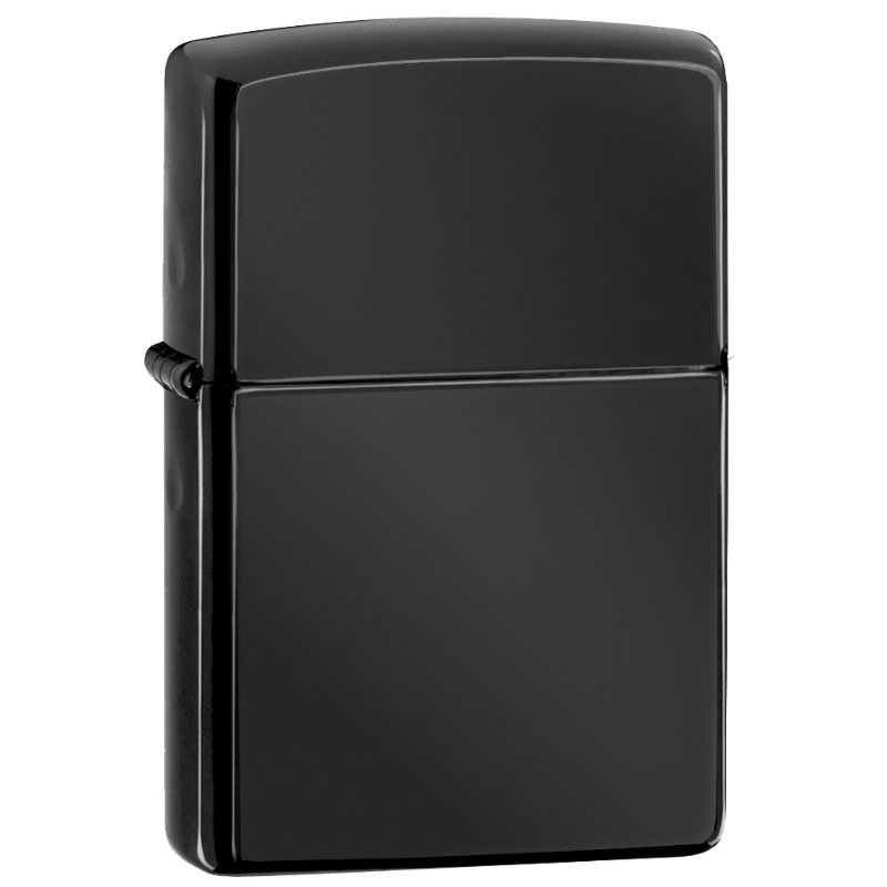 Купить «24756 EbonyЗажигалка ZIPPO Classic, латунь/сталь с покрытием Ebony™, черный» в интернет-магазине «Золотое время»