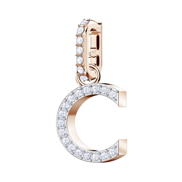 Купить «Swarovski 5437626 REMIX: подвеска ALPHABET C CRY/ROS» в интернет-магазине «Золотое время»