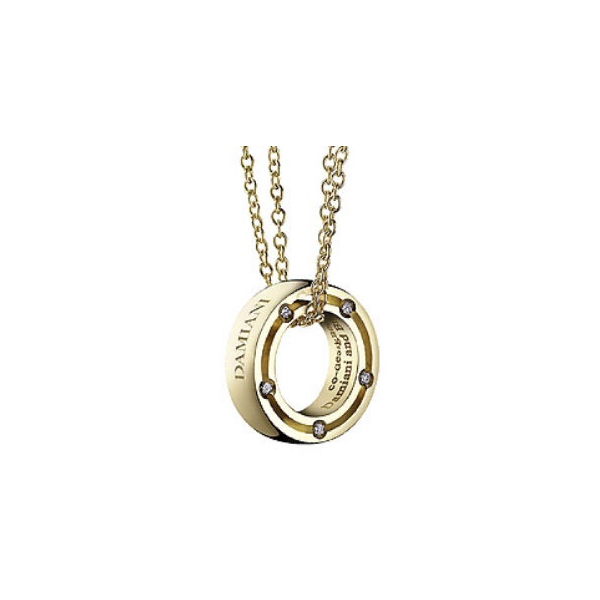 Купить «Damiani 20009871 Кулон на цепи 11бр-0,09к., 8,73 гр.» в интернет-магазине «Золотое время»