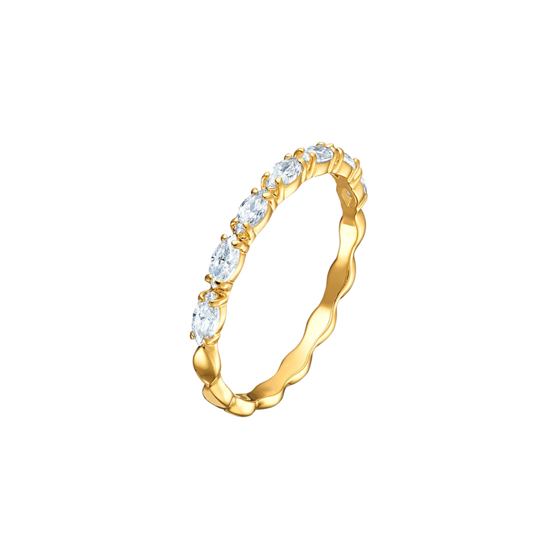 Купить «Swarovski 5535227 VITTORE: кольцо MARQUISE CZWH/GOS 52» в интернет-магазине «Золотое время»