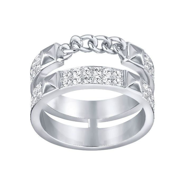 Купить «Swarovski 5230679 Кольцо FICTION:RING CRY/RHS р.55» в интернет-магазине «Золотое время»