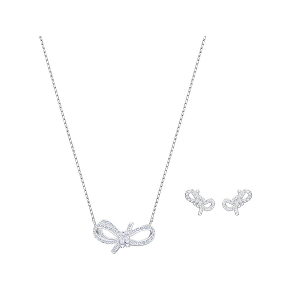 Купить «Swarovski 5470594 LIFELONG BOW: кулон+серьги CRY/RHS» в интернет-магазине «Золотое время»
