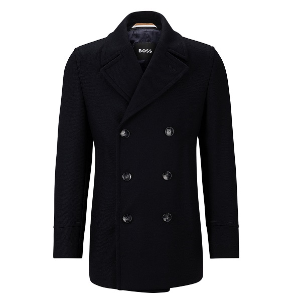 Купить «50502282 Плащ / Пальто H-Hyde-Pcoat-234 50, Dark Blue» в интернет-магазине «Золотое время»