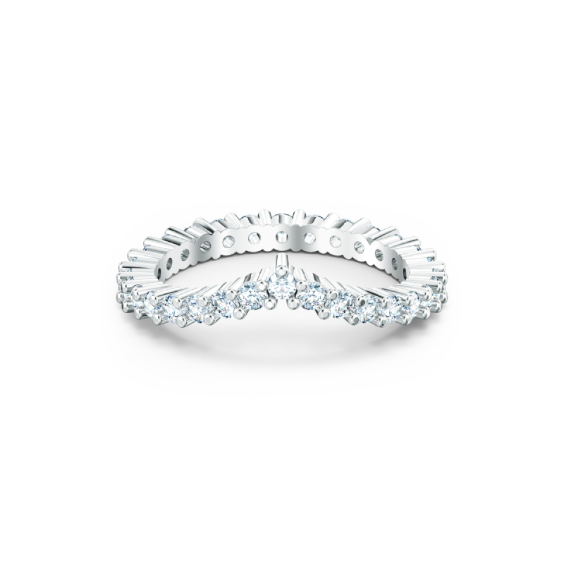 Купить «Swarovski 5572814 VITTORE: кольцо V CZWH/RHS 50» в интернет-магазине «Золотое время»