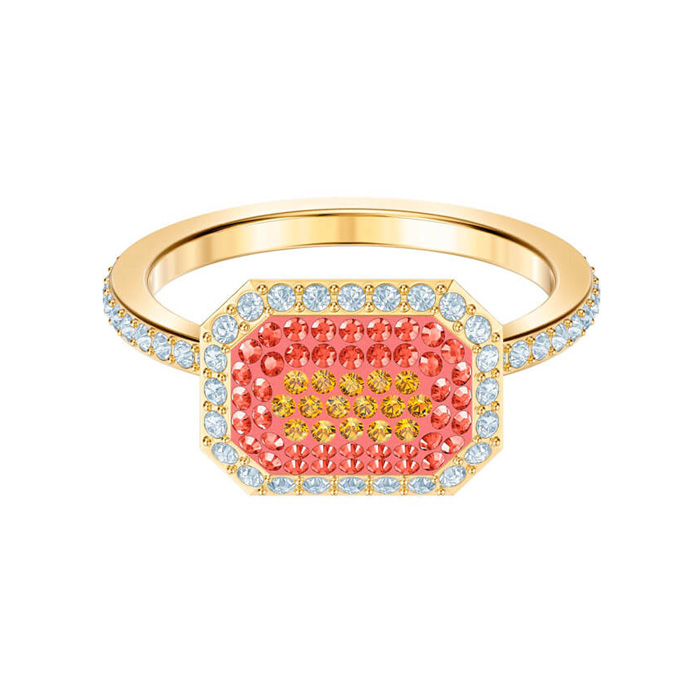 Купить «Swarovski 5457503 No Regrets: кольцо RECT LMUL/GOS 55» в интернет-магазине «Золотое время»