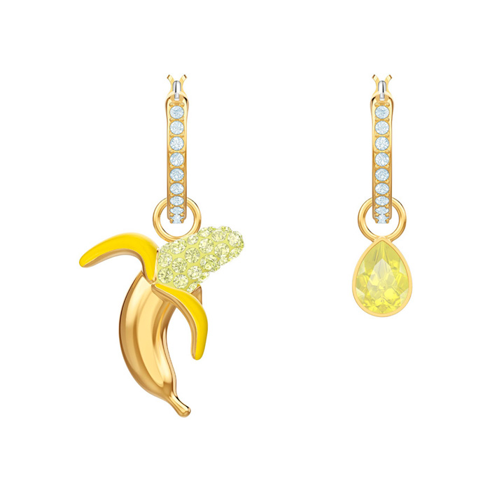 Купить «Swarovski 5453571 No Regrets: серьги BANANA LMUL/GOS» в интернет-магазине «Золотое время»