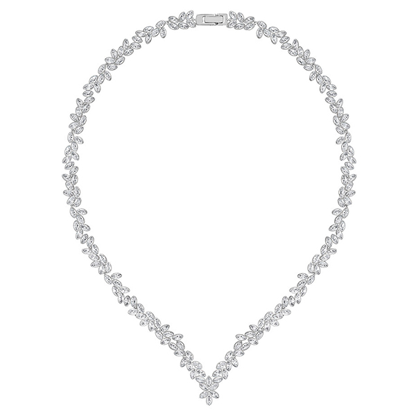 Купить «Swarovski 5184273 Ожерелье DIAPASON V прозр. родий» в интернет-магазине «Золотое время»