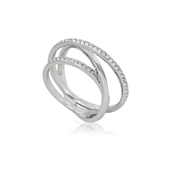 Купить «Swarovski 5102500 Кольцо SPIRAL мини р.50 родий» в интернет-магазине «Золотое время»