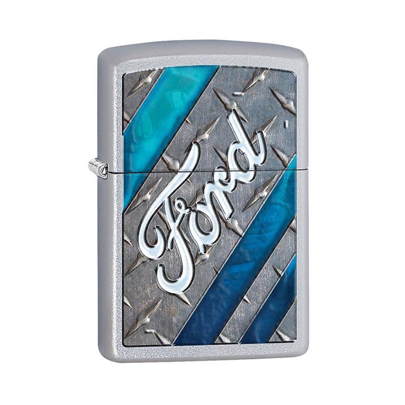 Купить «28626 Зажигалка ZIPPO, латунь с покрытием Satin Chrome™, серебристый» в интернет-магазине «Золотое время»