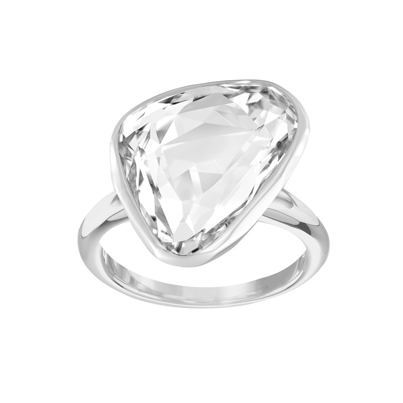 Купить «Swarovski 5140095 Кольцо CRUSH прозр. р.52 родий» в интернет-магазине «Золотое время»