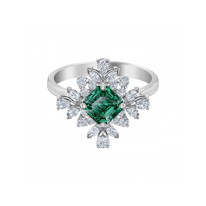 Купить «Swarovski 5513214 PALACE: кольцо EMER CZWH/RHS 60» в интернет-магазине «Золотое время»