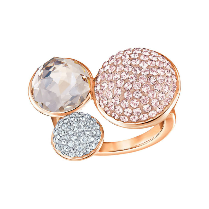 Купить «Swarovski 5227958 Кольцо FUN:RING VROS/CRY/ROS р.55» в интернет-магазине «Золотое время»