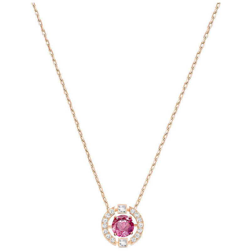 Купить «Swarovski 5279421 SPARKLING DC: ожерелье CZRE/CRY/ROS» в интернет-магазине «Золотое время»