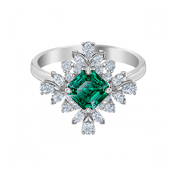 Купить «Swarovski 5513224 PALACE: кольцо EMER CZWH/RHS 52» в интернет-магазине «Золотое время»