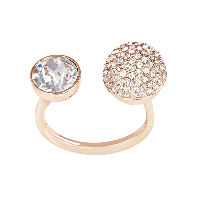Купить «Swarovski 5251698 Кольцо FORWARD:RING OP CRY/ROS р.52» в интернет-магазине «Золотое время»