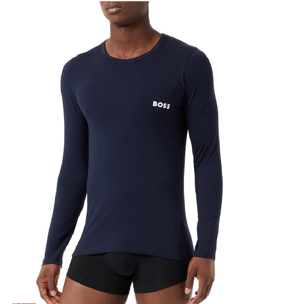 Купить «50479088 Фуфайка LS-Shirt RN Infinity M, Dark Blue» в интернет-магазине «Золотое время»